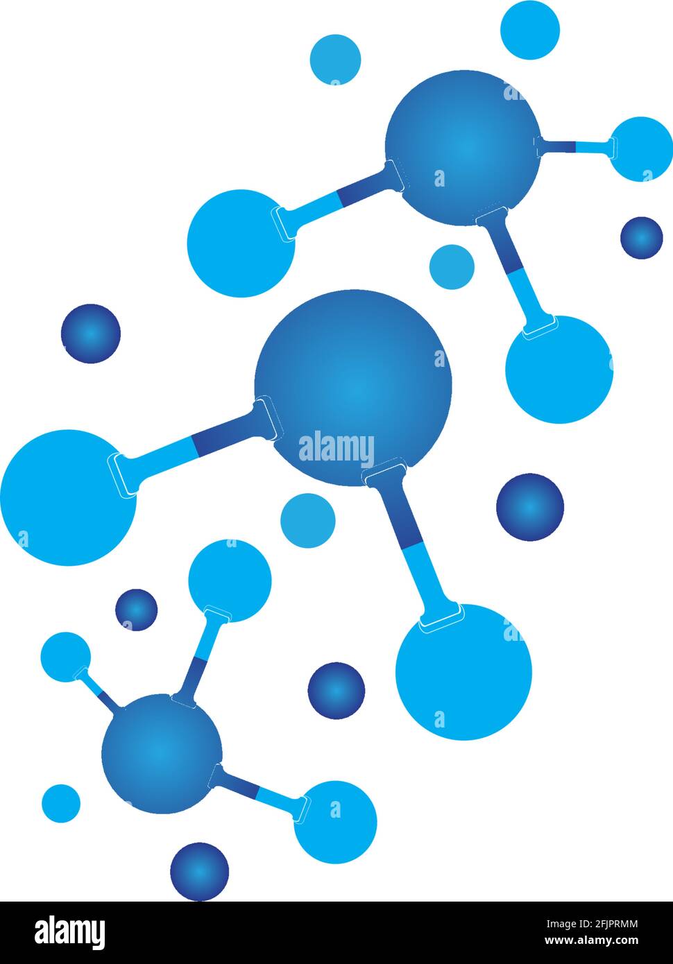 Molecule symbol logo template vector illustration design Stock Vector