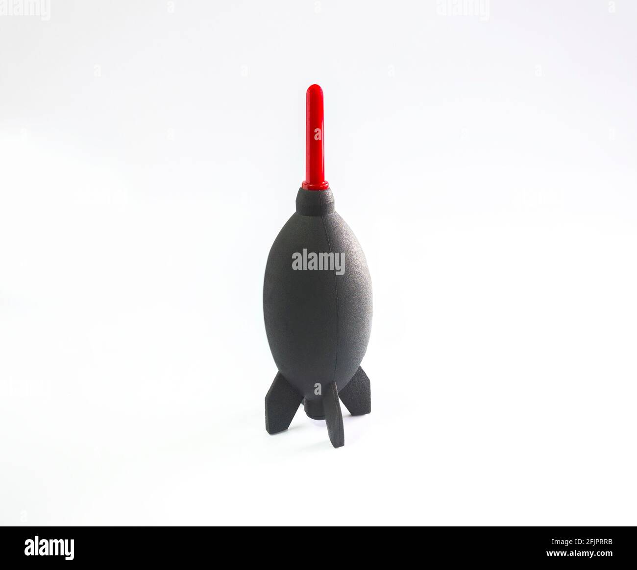 black rocketshaped air blower for cleaning camera sensor and lenses