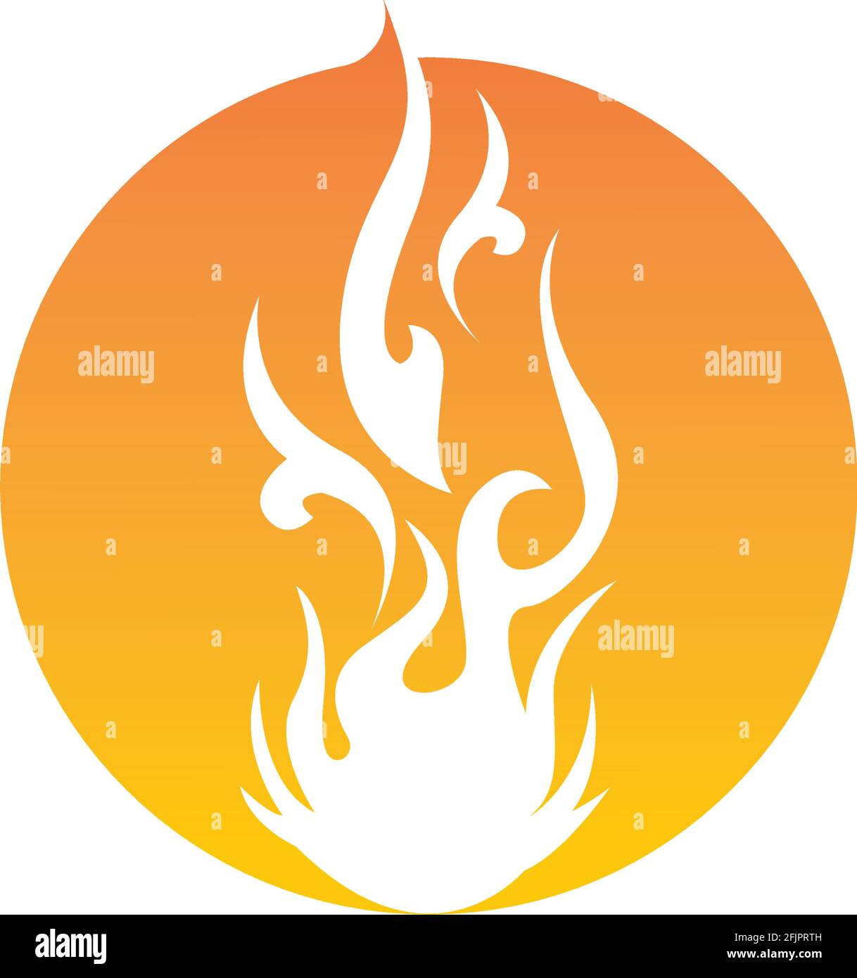 Fire flame vector illustration design template Stock Vector Image & Art ...