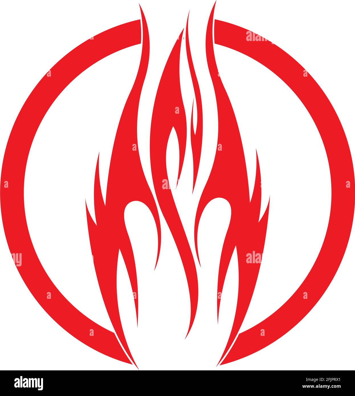 Fire flame vector illustration design template Stock Vector Image & Art ...