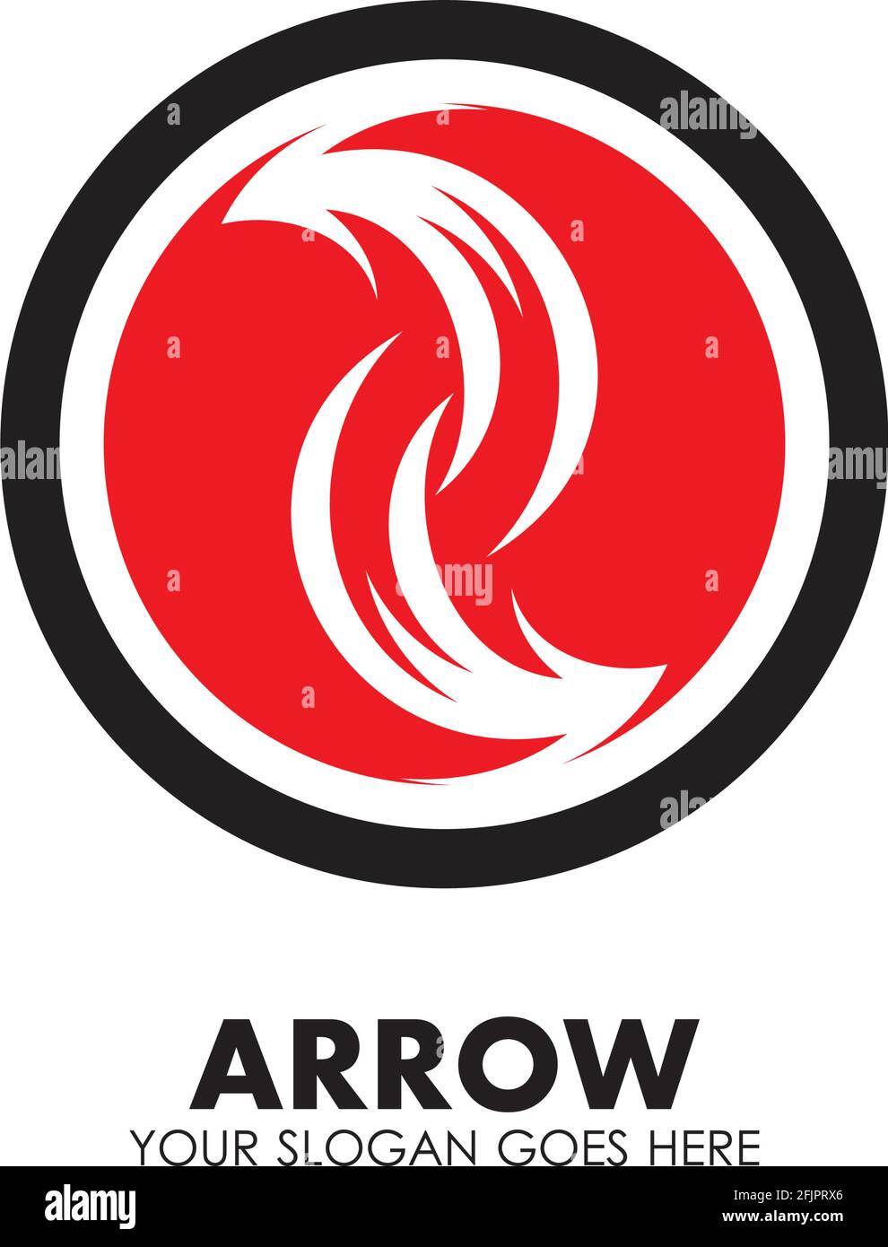 Arrow vector illustration icon Logo Template design Stock Vector Image ...