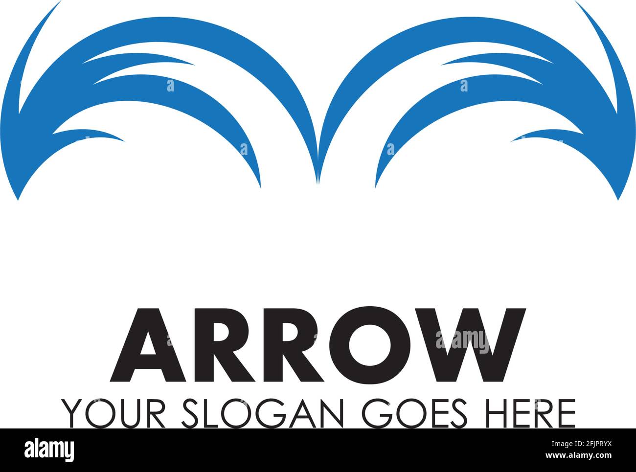 Arrow vector illustration icon Logo Template design Stock Vector Image ...