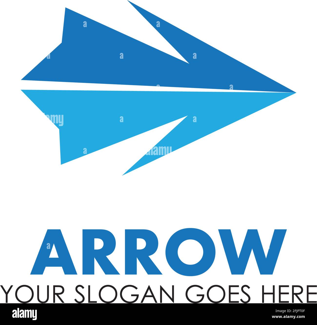 Arrow vector illustration icon Logo Template design Stock Vector Image ...
