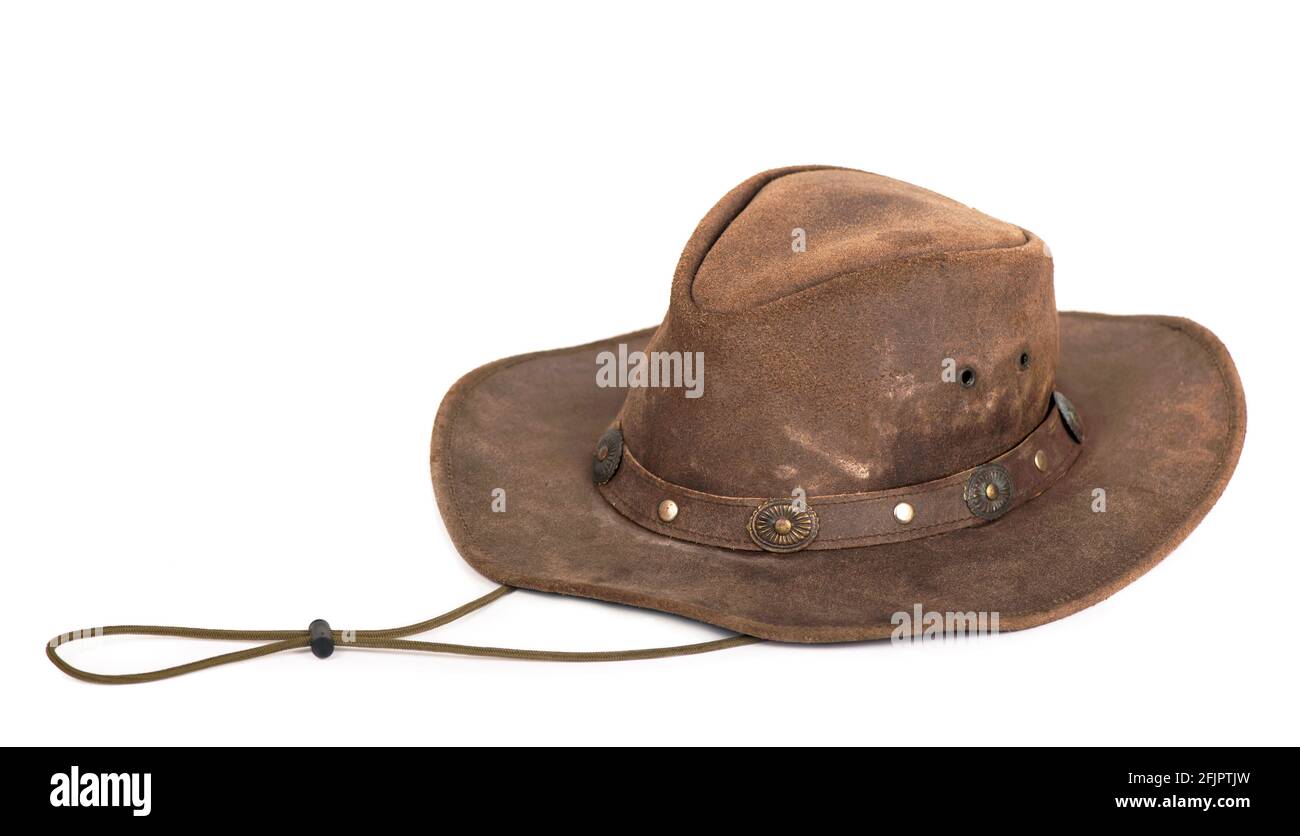 Brown leather hat hi-res stock photography and images - Alamy