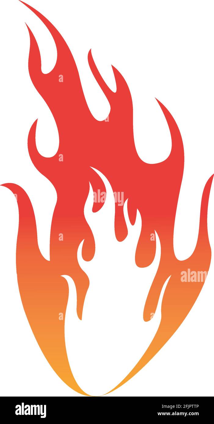 Fire flame vector illustration design template Stock Vector Image & Art ...
