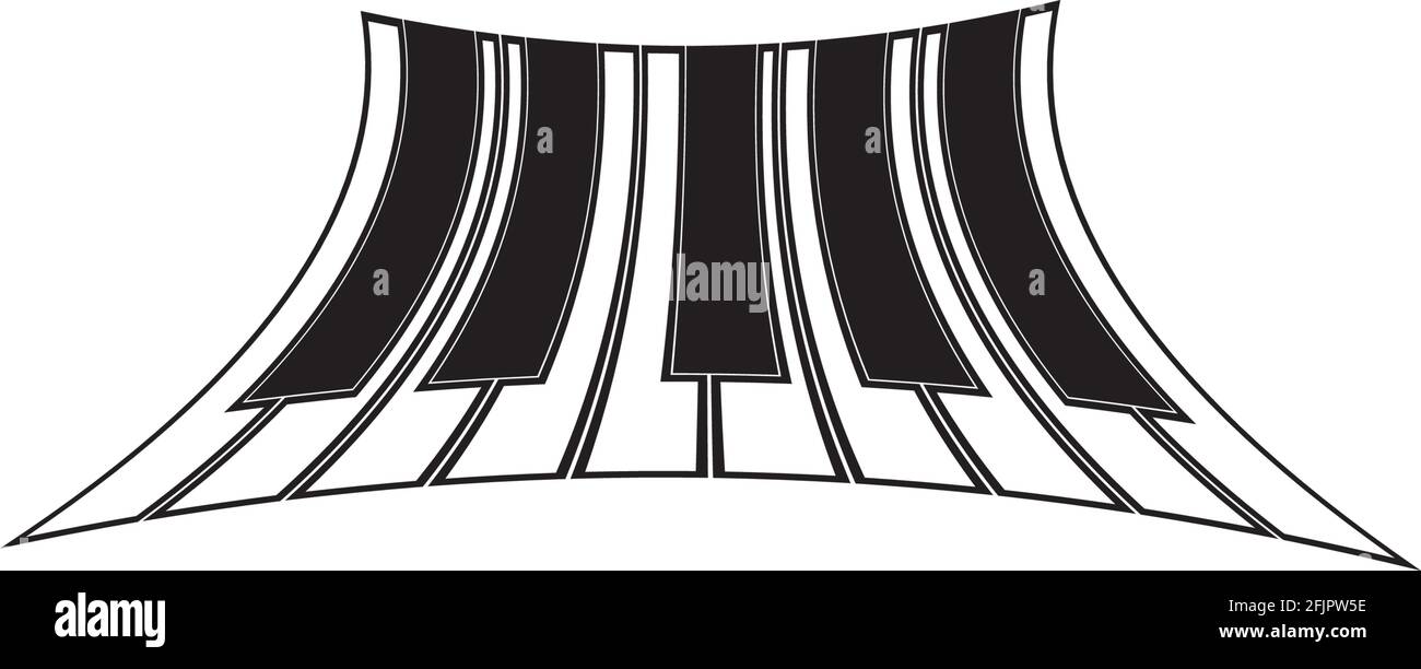 piano logo and symbol vector Stock Vector Image & Art - Alamy
