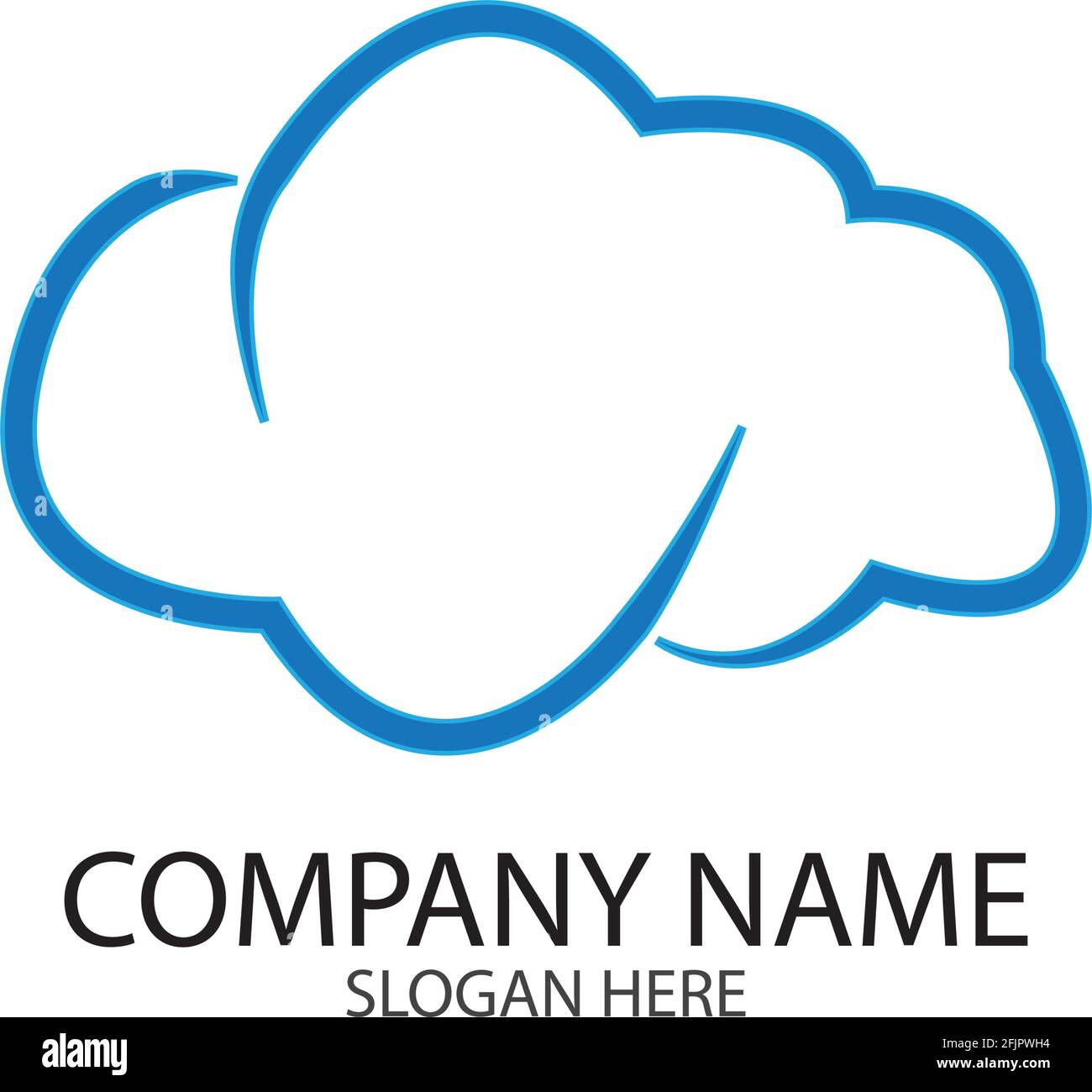 Cloud template vector icon illustration design Stock Vector Image & Art ...
