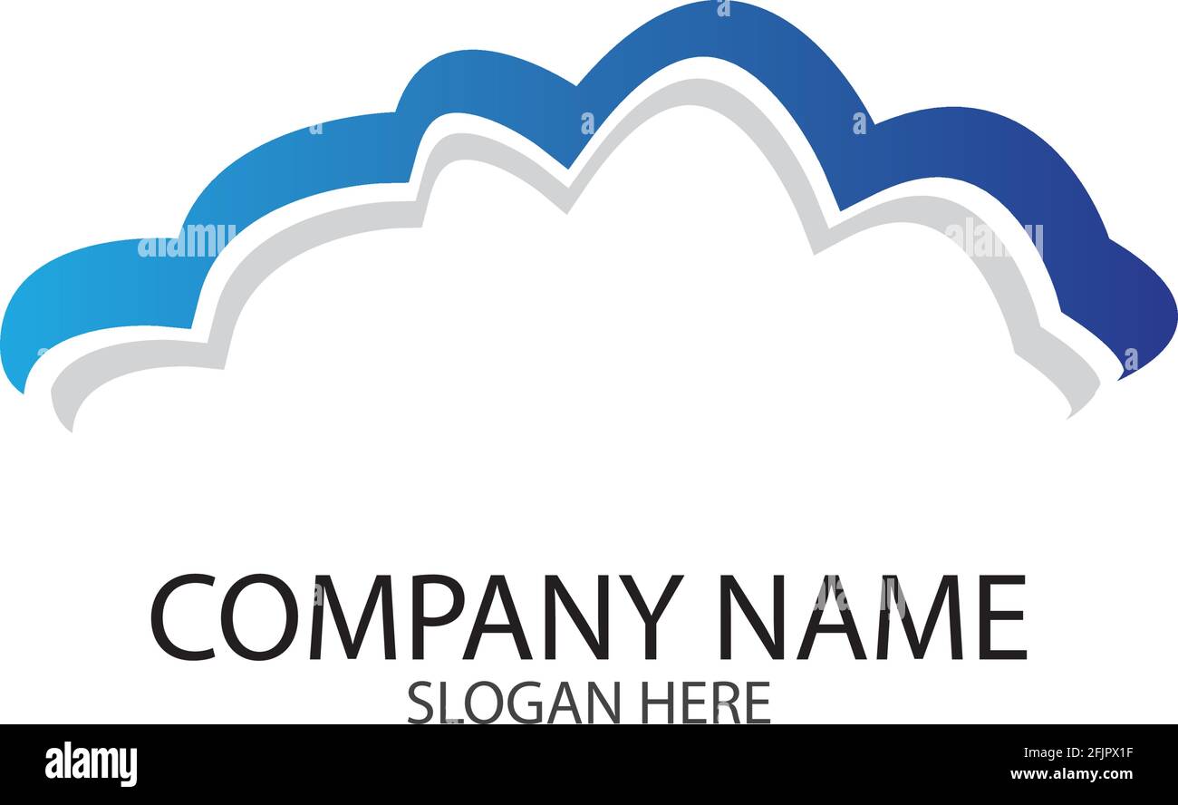 Cloud template vector icon illustration design Stock Vector Image & Art ...