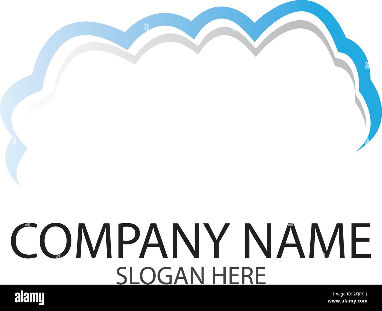 Cloud template vector icon illustration design Stock Vector Image & Art ...