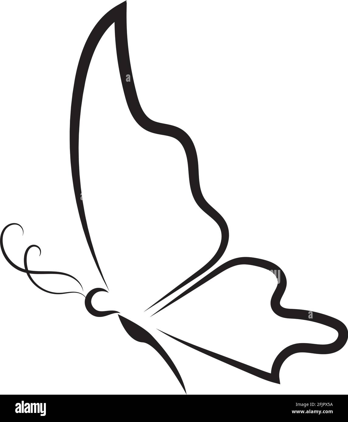 Beauty Butterfly Vector icon design Stock Vector Image & Art - Alamy