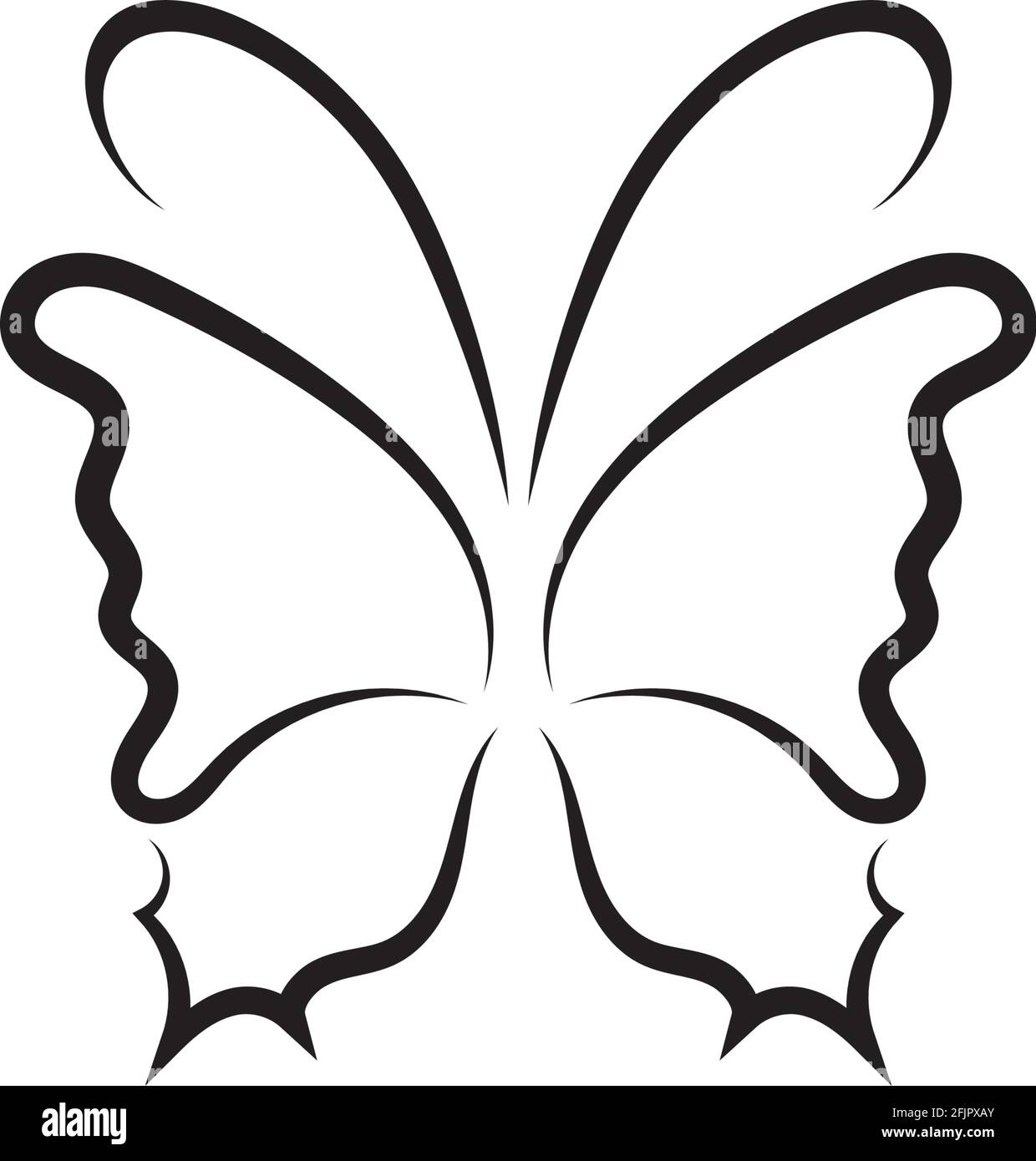 free butterfly black and white outline download free butterfly black