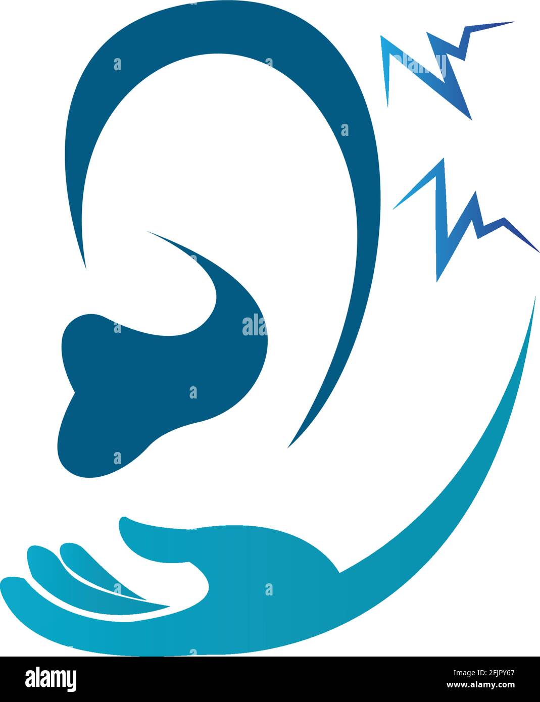 Hearing Logo Template vector icon design Stock Vector