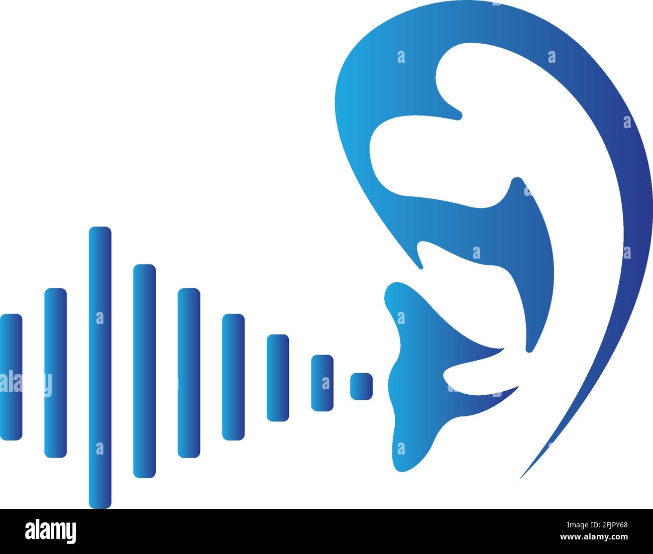 Hearing Logo Template vector icon design Stock Vector
