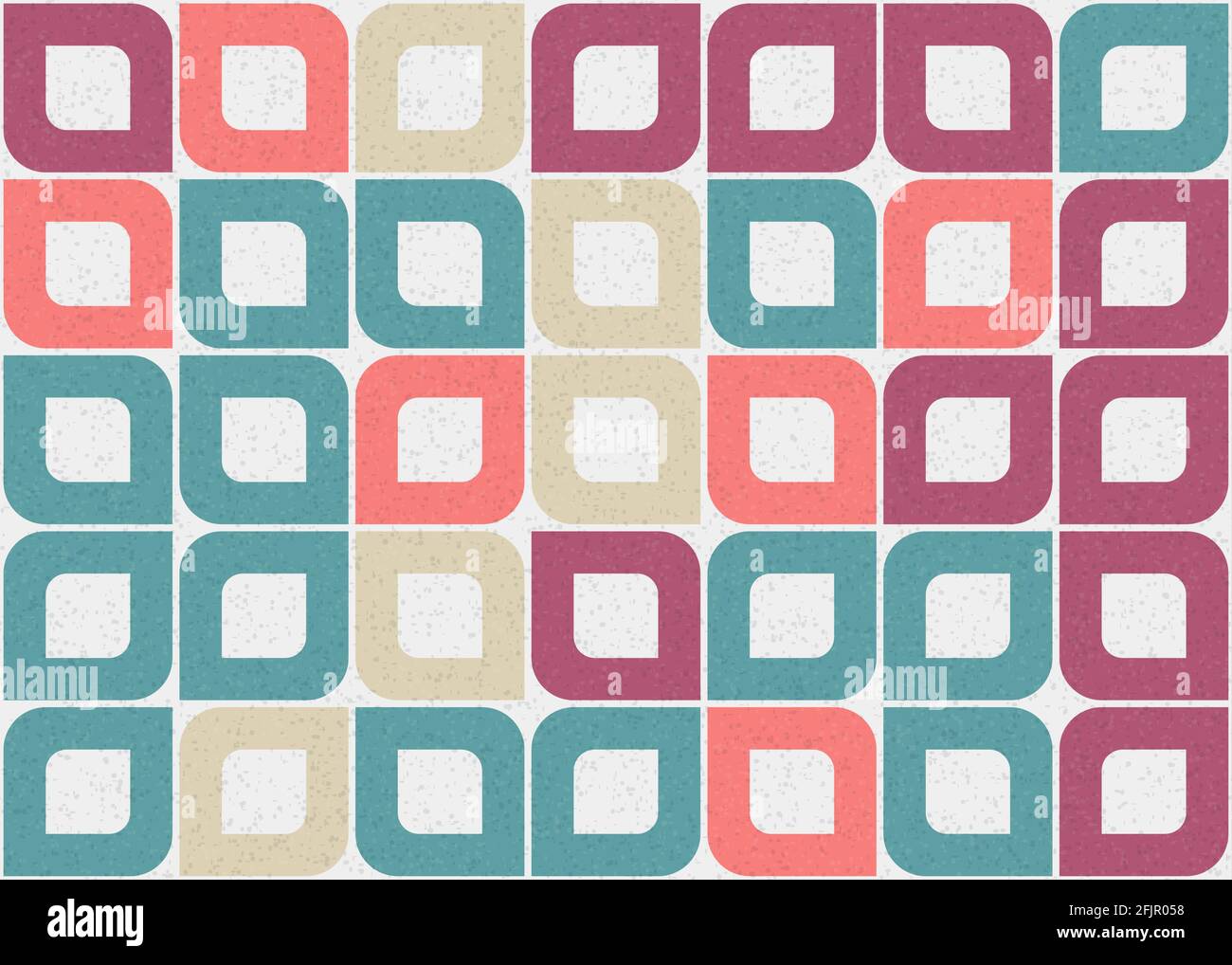 Abstract Geometrical generative computational art illustration Stock Vector