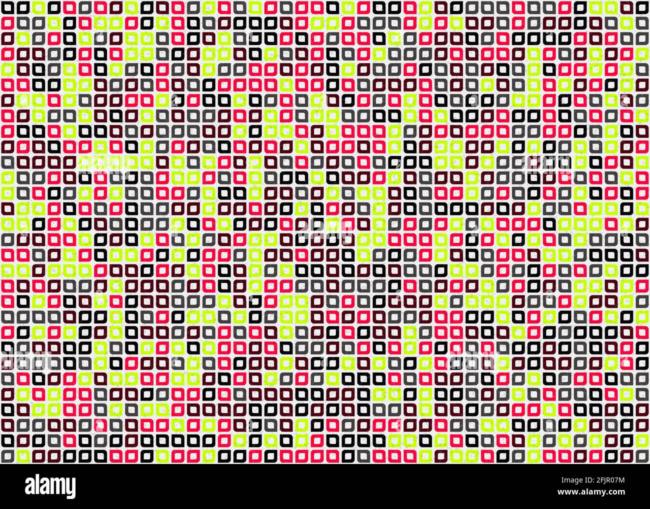 Abstract Geometrical generative computational art illustration Stock Vector
