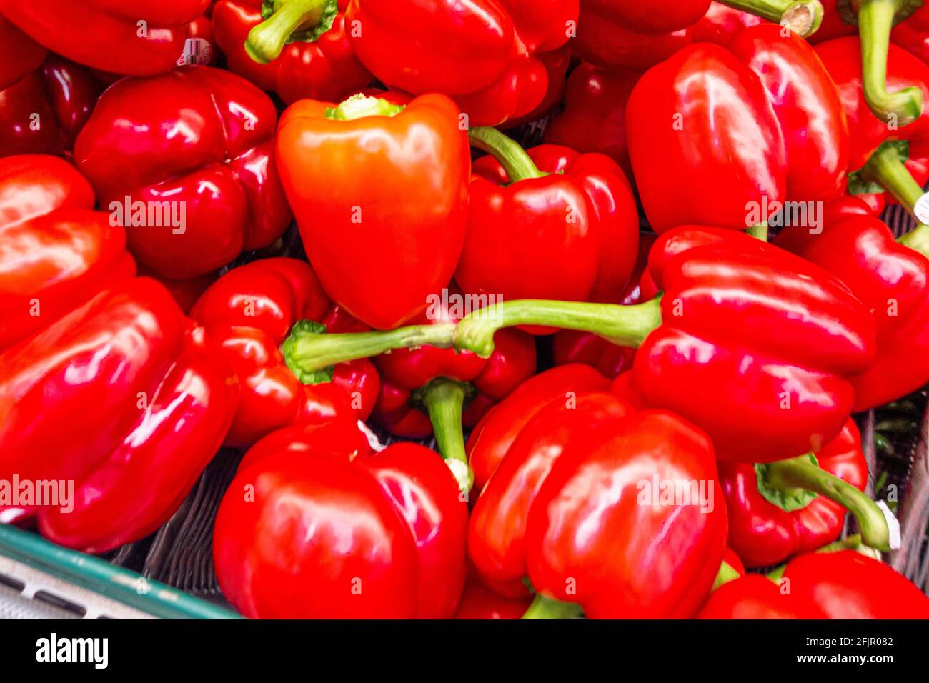 Bell Peppers Supermarket High Resolution Stock Photography and Images
