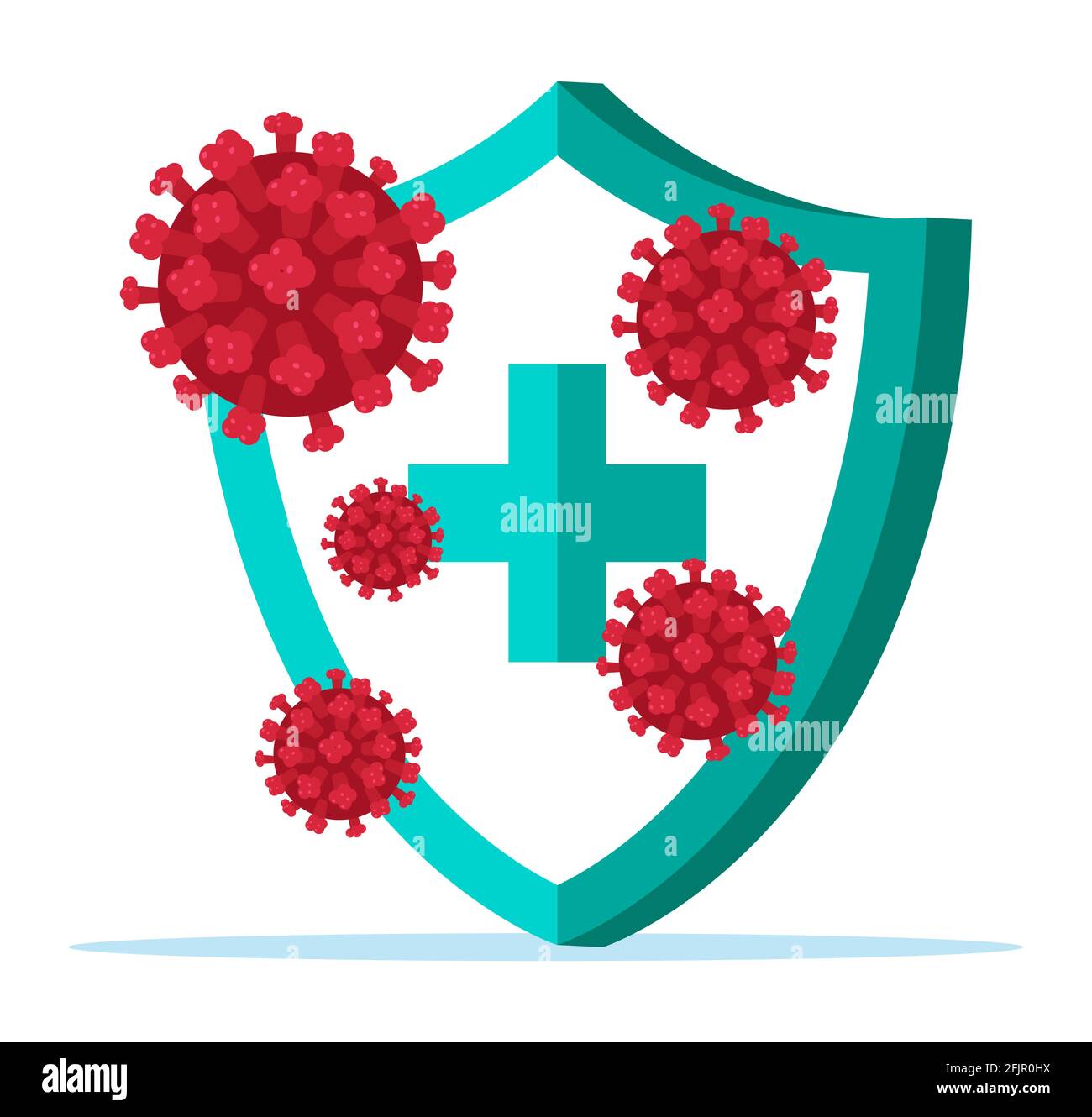 Security shield for virus protection Stock Vector Image & Art - Alamy