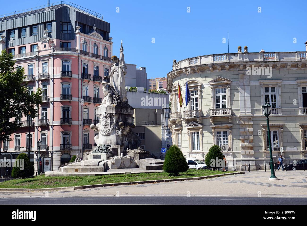 Monument Deads of Great War in Lisbon, Portugal. Stock Photo