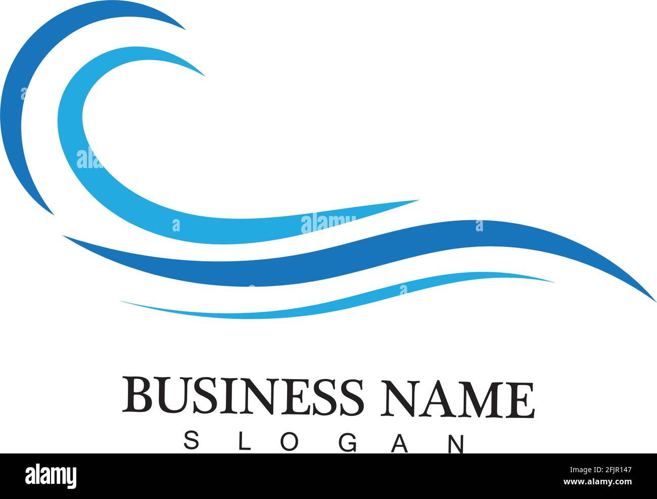 Water wave icon vector illustration design logo Stock Vector Image ...