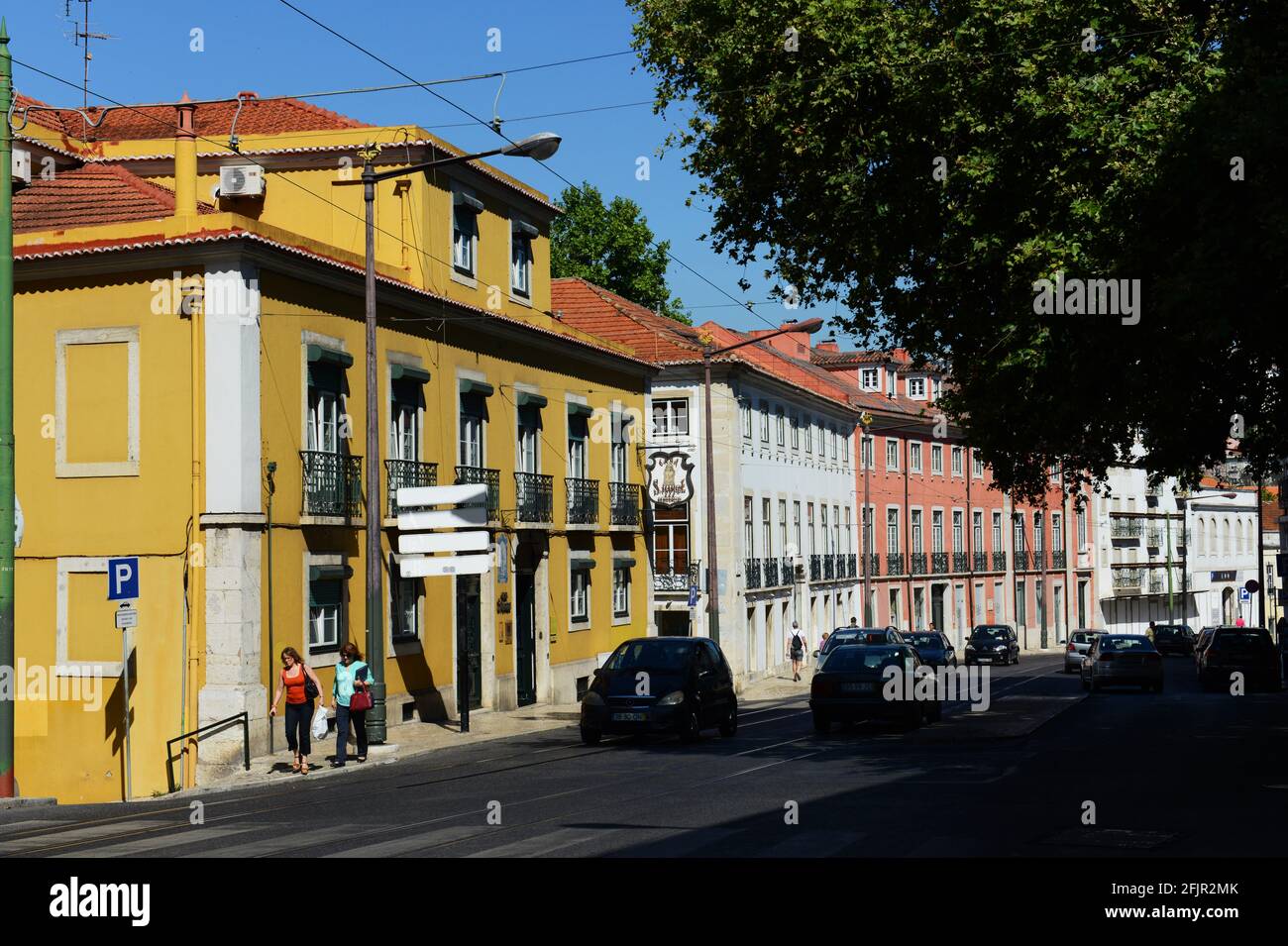 Casa de Sao Mamede Hotel in Lisbon, Portugal. Stock Photo