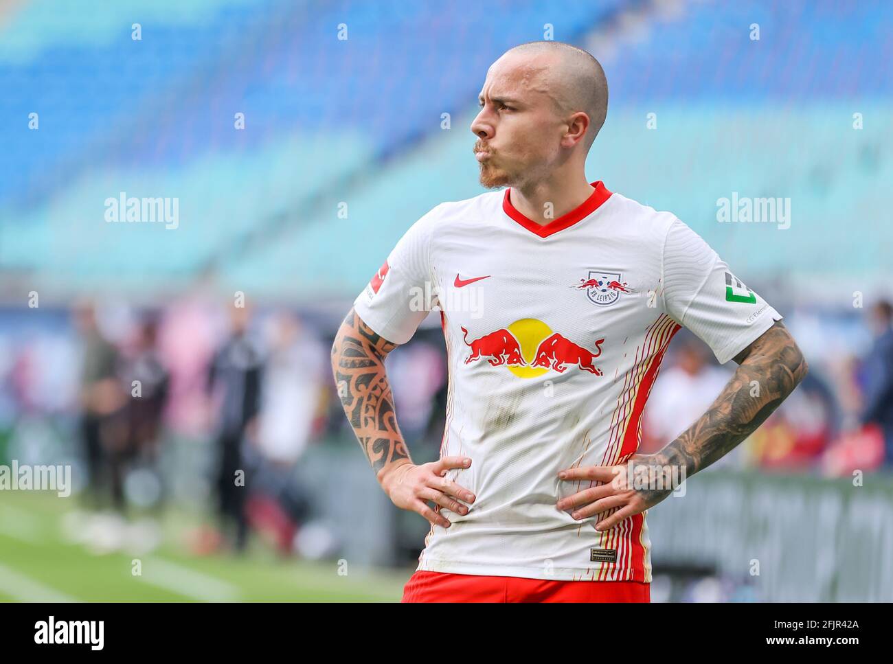 Leipzig Germany 25th Apr 2021 Football Bundesliga Matchday 31 Rb Leipzig Vfb Stuttgart At Red Bull [ 967 x 1300 Pixel ]