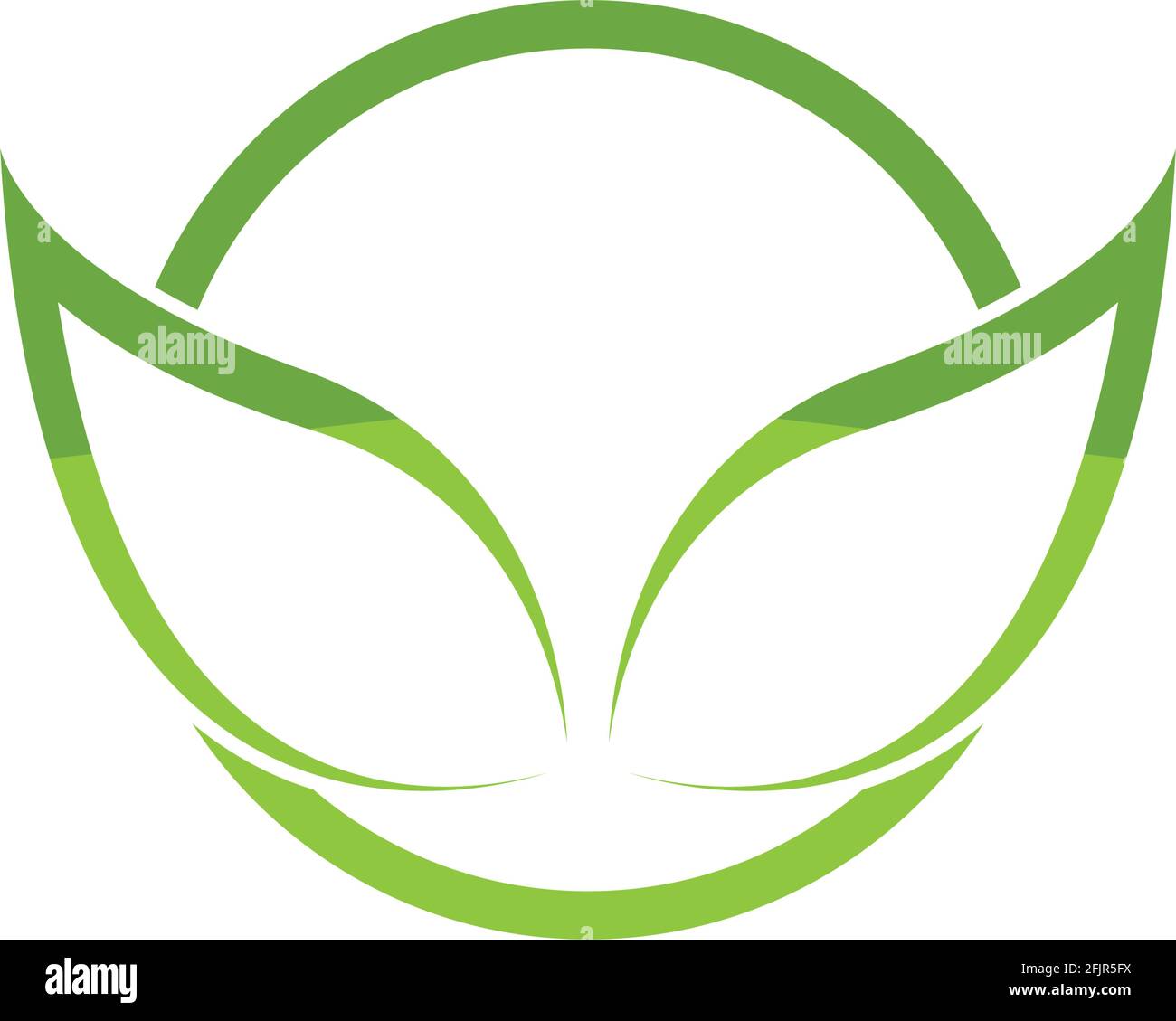 Leaf logo vector icon design template Stock Vector Image & Art - Alamy