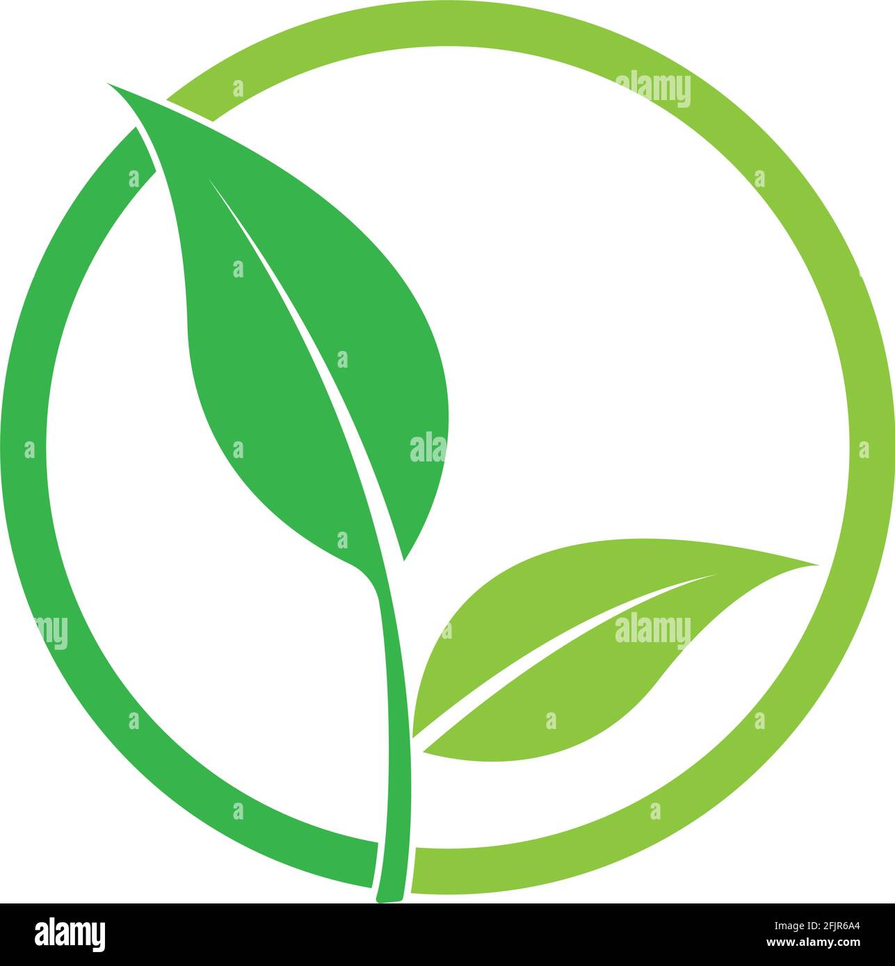 Leaf logo vector icon design template Stock Vector Image & Art - Alamy