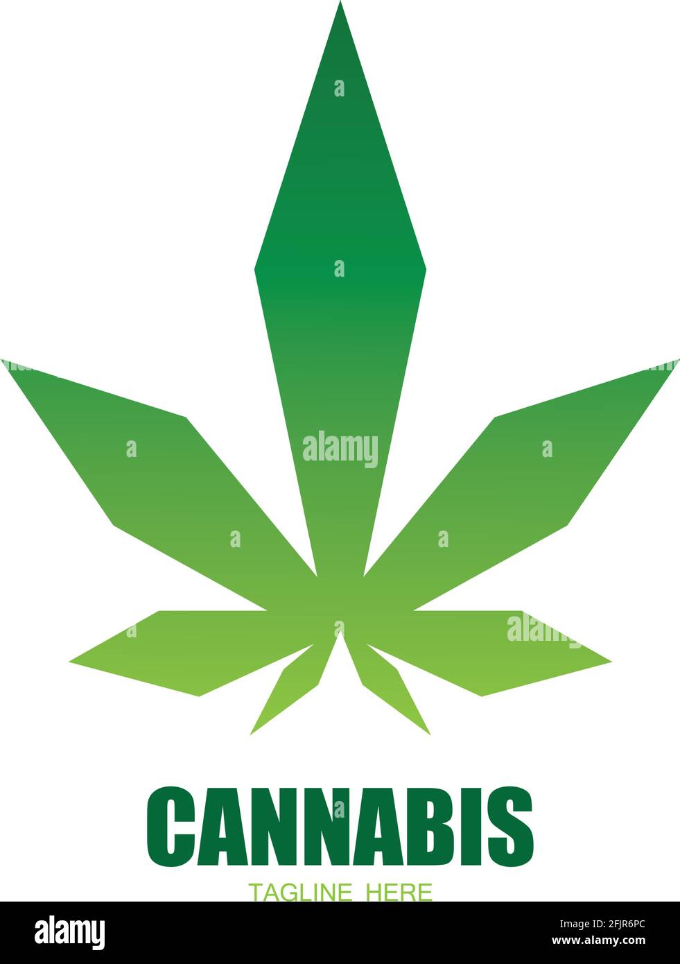 cannabis marijuana leaf icon vector Stock Vector