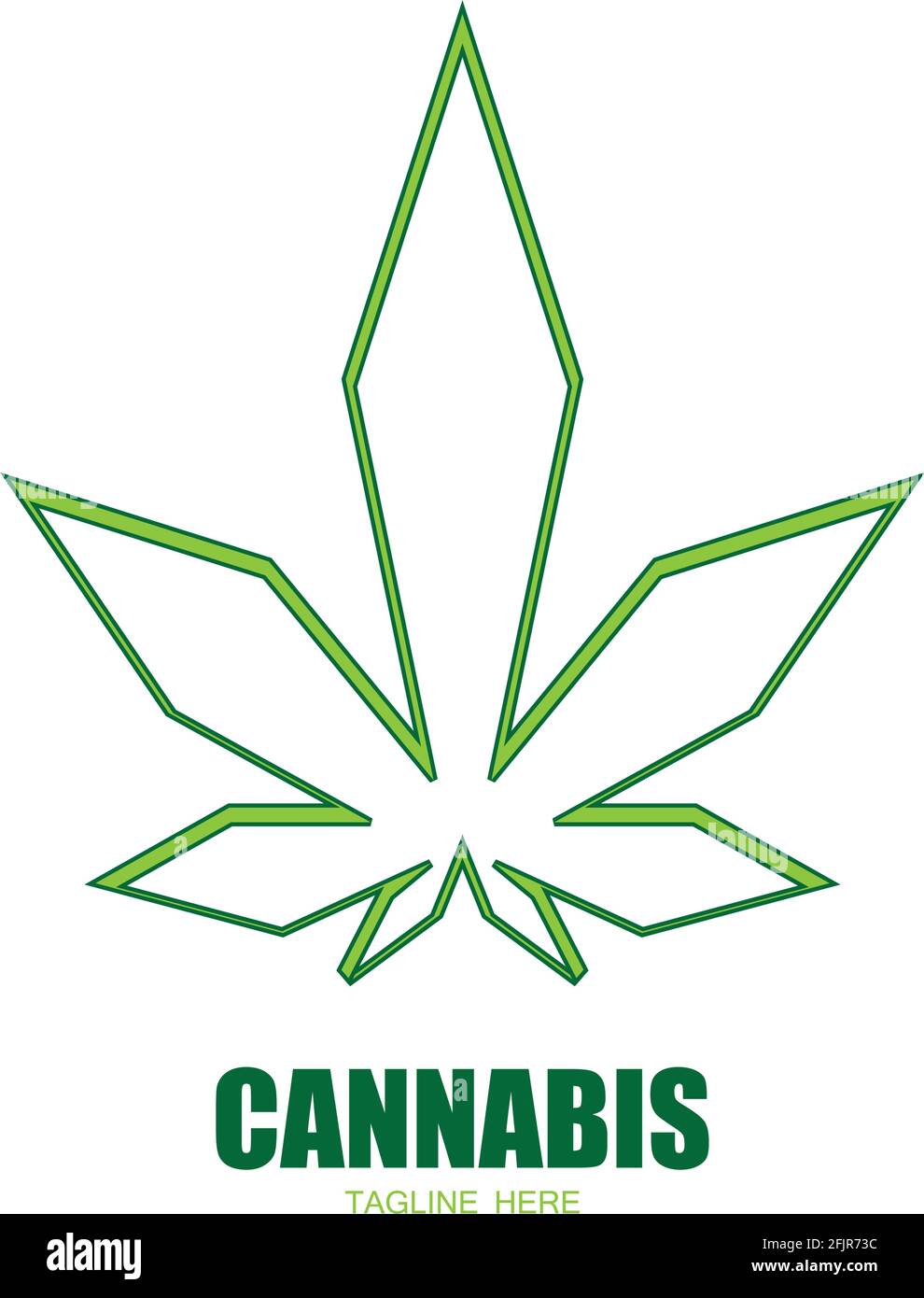 cannabis marijuana leaf icon vector Stock Vector Image & Art - Alamy