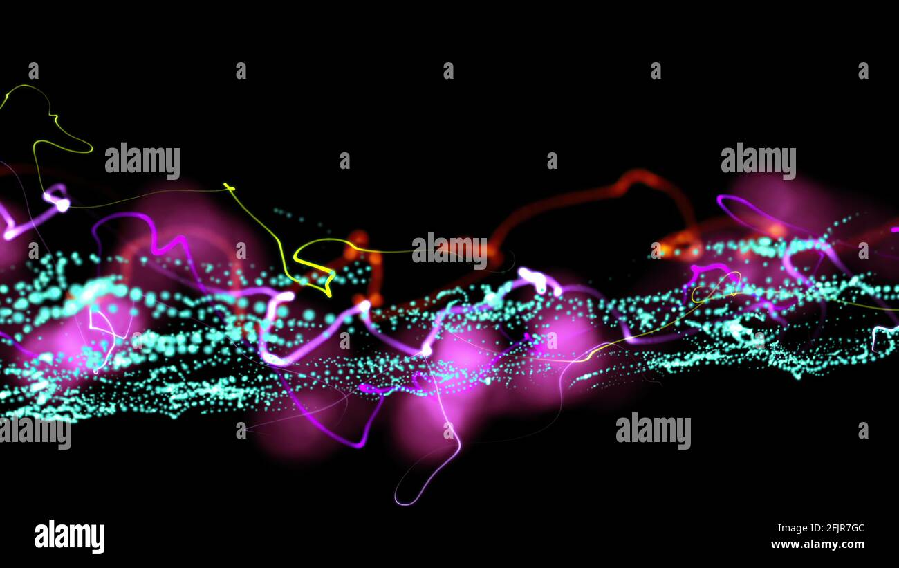 String Motion Particles Form cinematic abstract motion background hi-res stock photography and ...