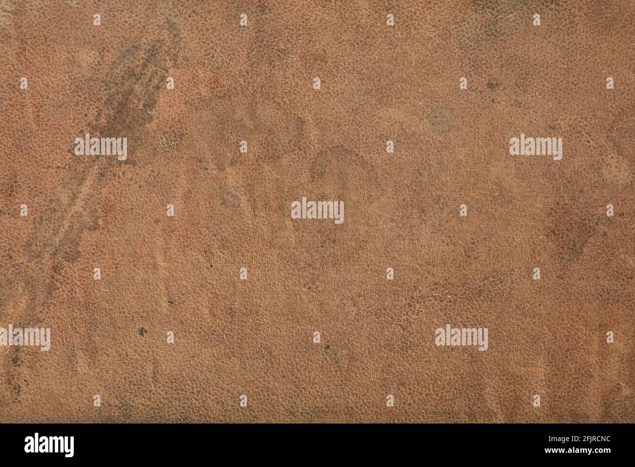 Brown, old fabric with staines texture background Stock Photo