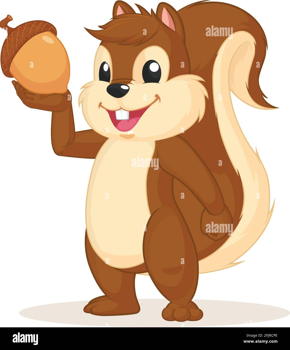 Squirrel Chipmunk Cartoon Character Mascot Vector Illustration ...