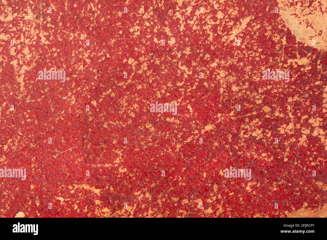 Red, worn cardboard texture background Stock Photo