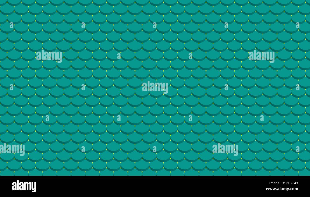 3D green circles background Stock Vector
