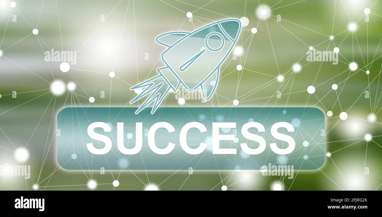 Illustration of a success concept Stock Photo - Alamy