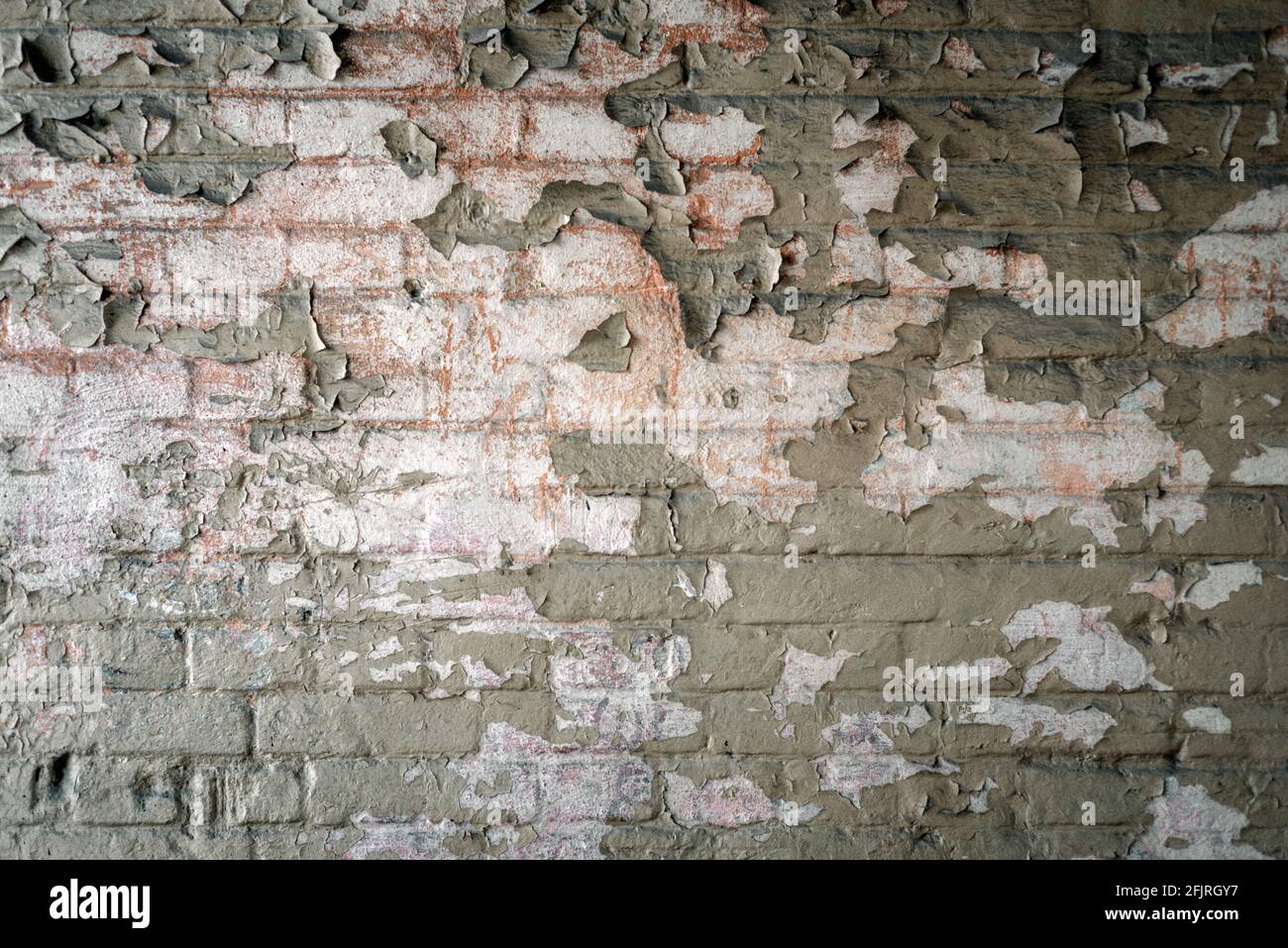 Vintage brick wall texture damaged hi-res stock photography and images ...