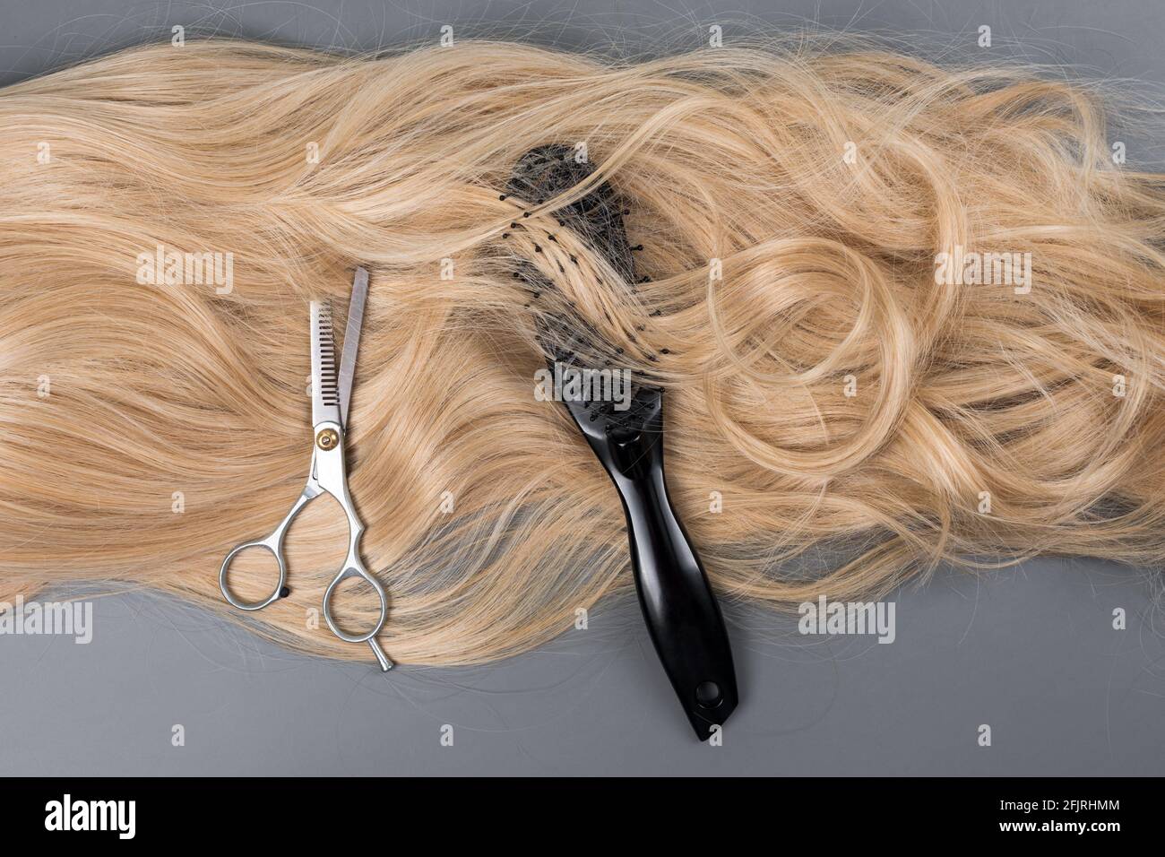 Thinning Shears High Resolution Stock Photography And Images Alamy