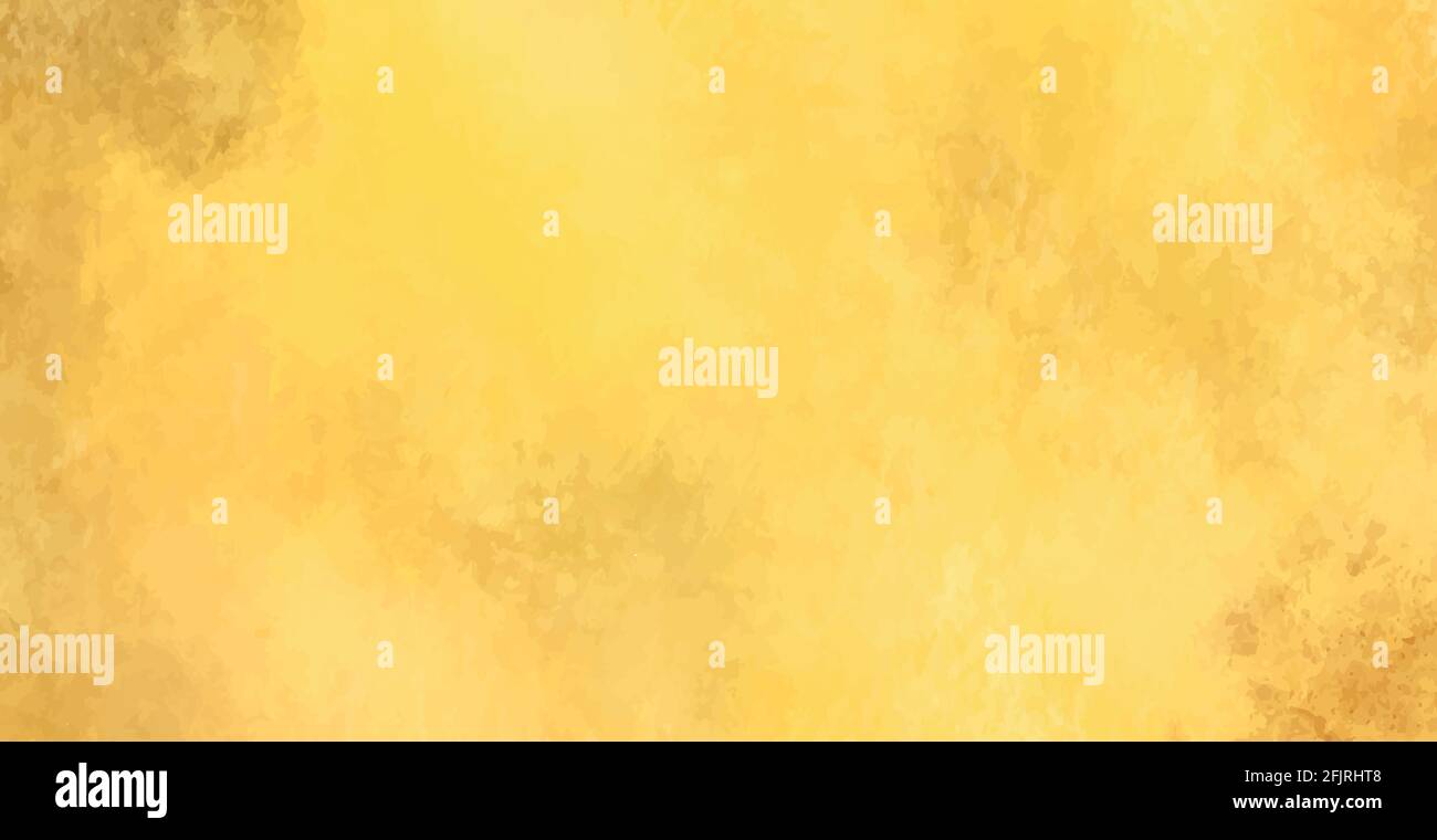 Horizontal abstract realistic yellow-orange background - Vector illustration Stock Vector