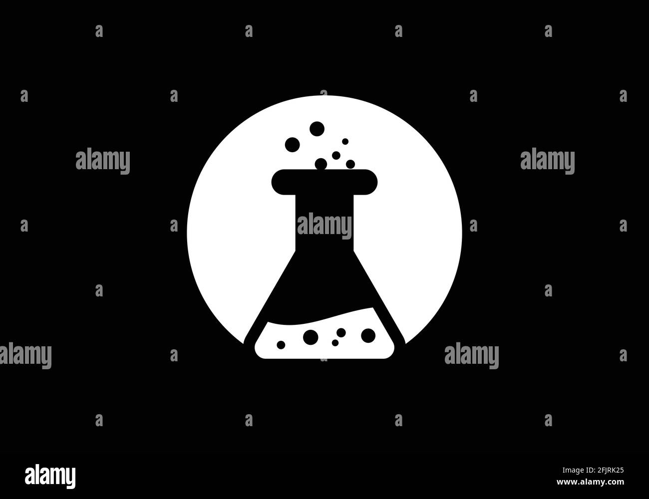 Lab logo icon Black and White Stock Photos & Images - Alamy