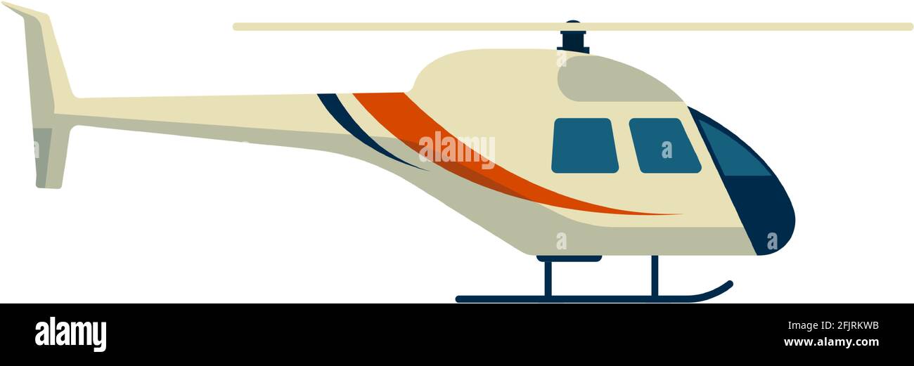 Helicopter vector icon isolated illustration on white Stock Vector ...