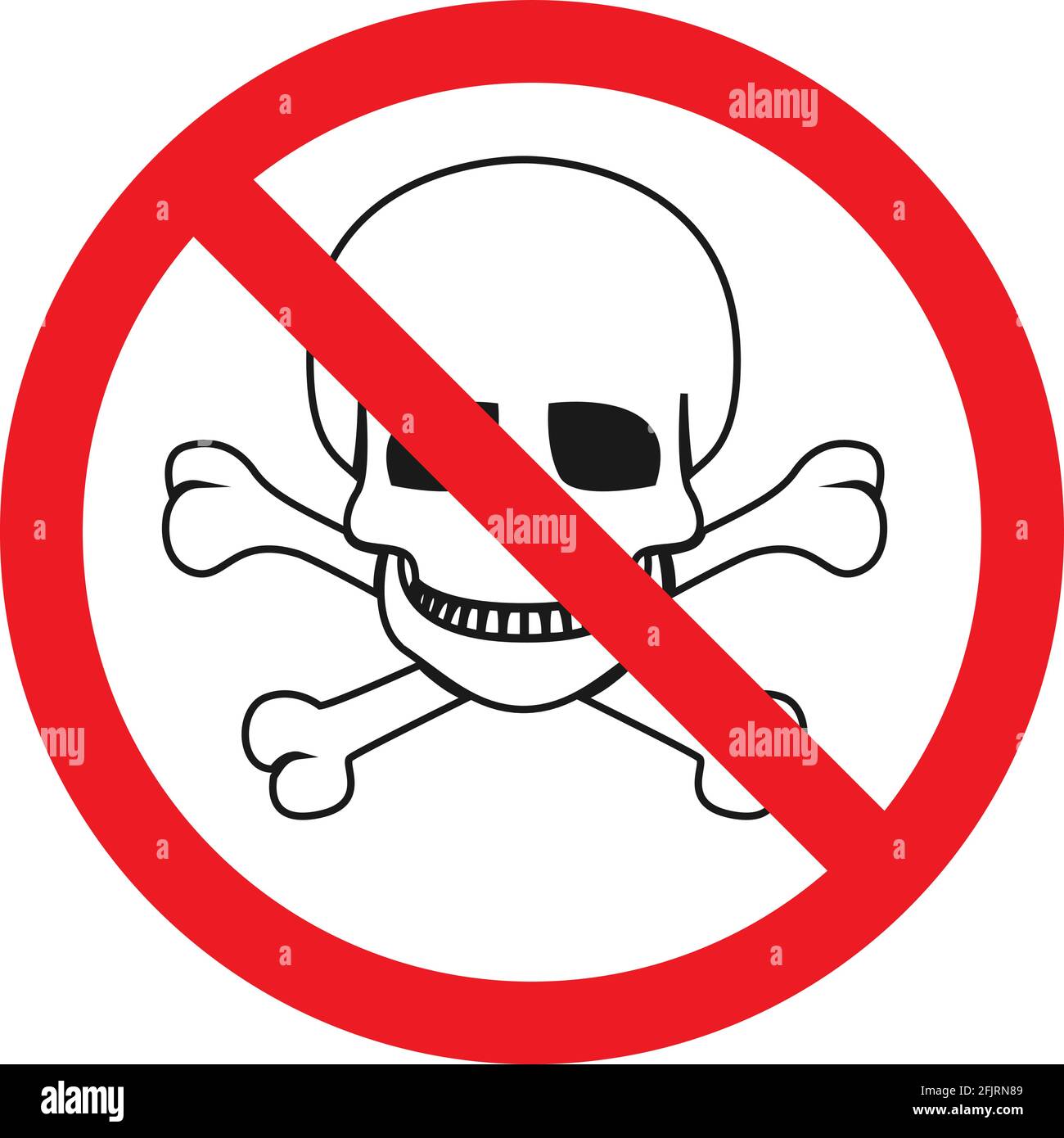 toxic sign Stock Vector