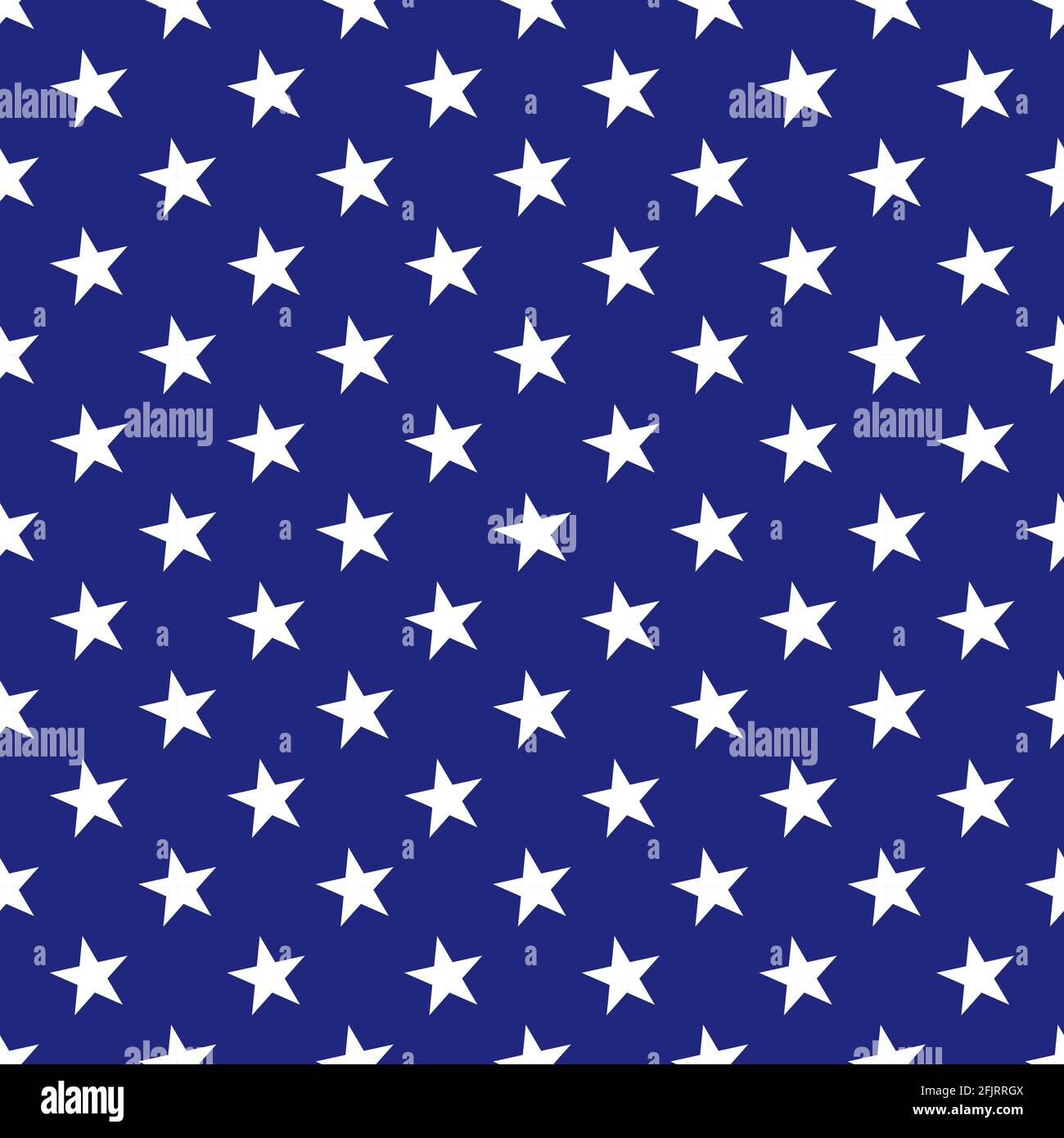 US flag festive star seamless pattern background. Backgrounds and Wallpapers. Stock Vector