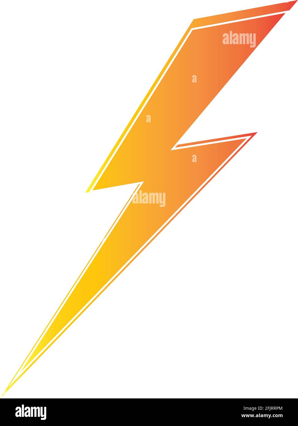 lightning thunderbolt electricity logo design template Stock Vector ...