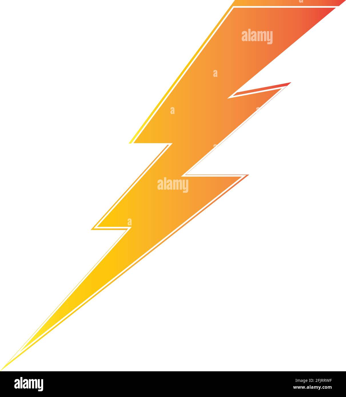 lightning thunderbolt electricity logo design template Stock Vector ...