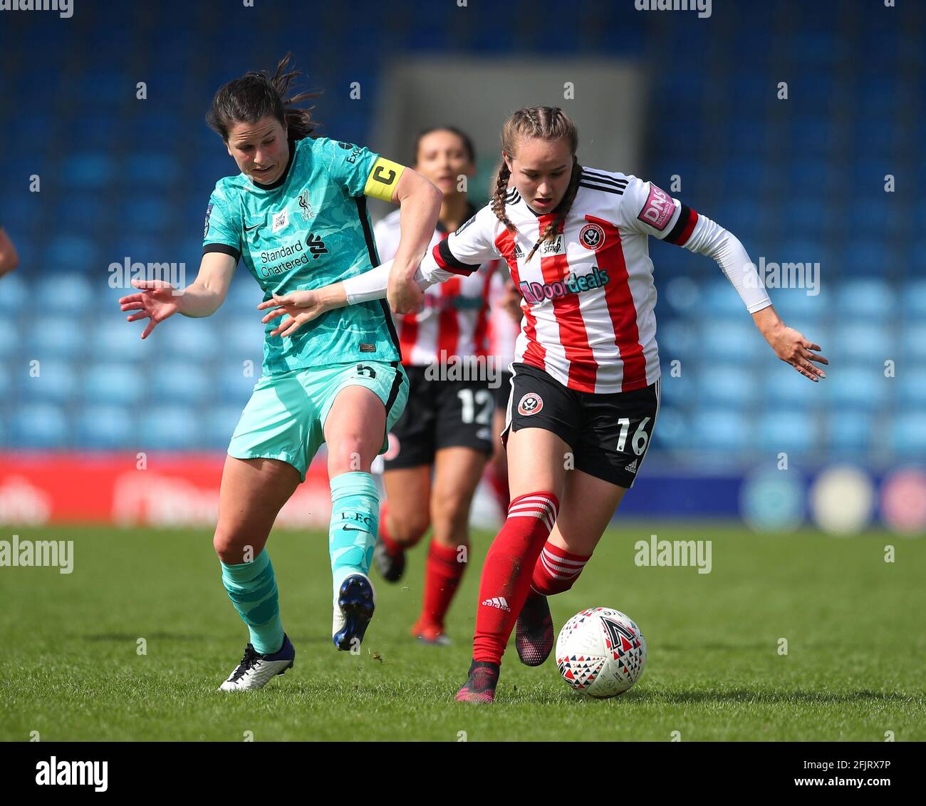 Sheffield, England, 24th April 2021. Niamh Fahey of Liverpool ...