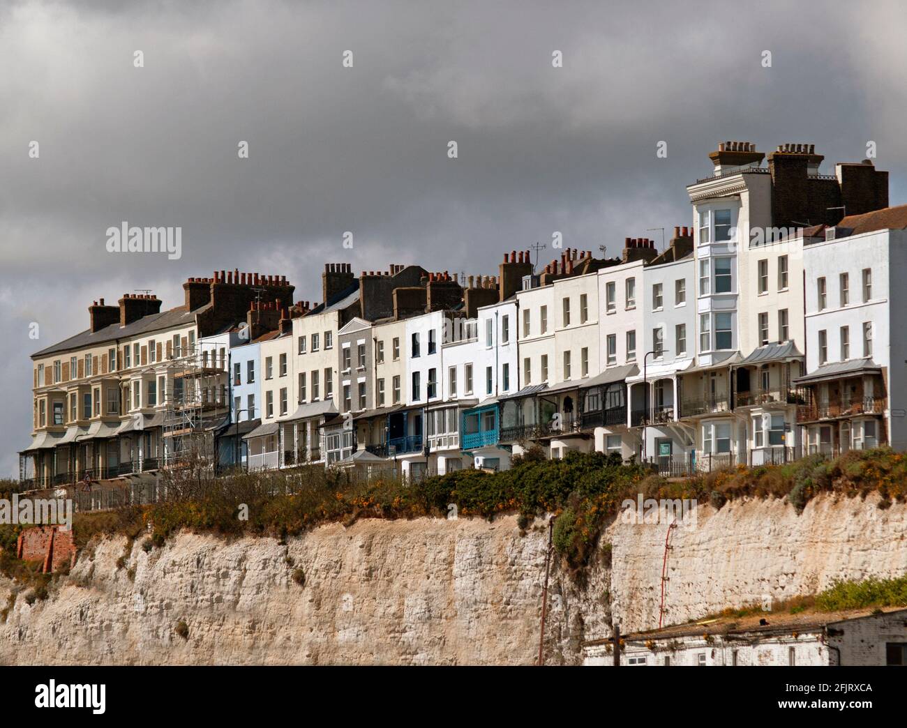 Seafront houses in Ramsgate, Kent Stock Photo Alamy