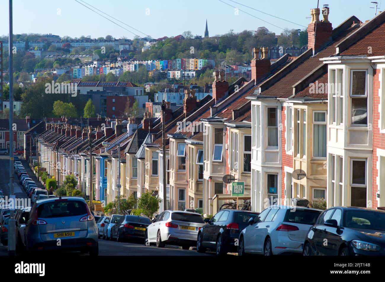 Victorian terraced houses, Bristol, UK Stock Photo Alamy