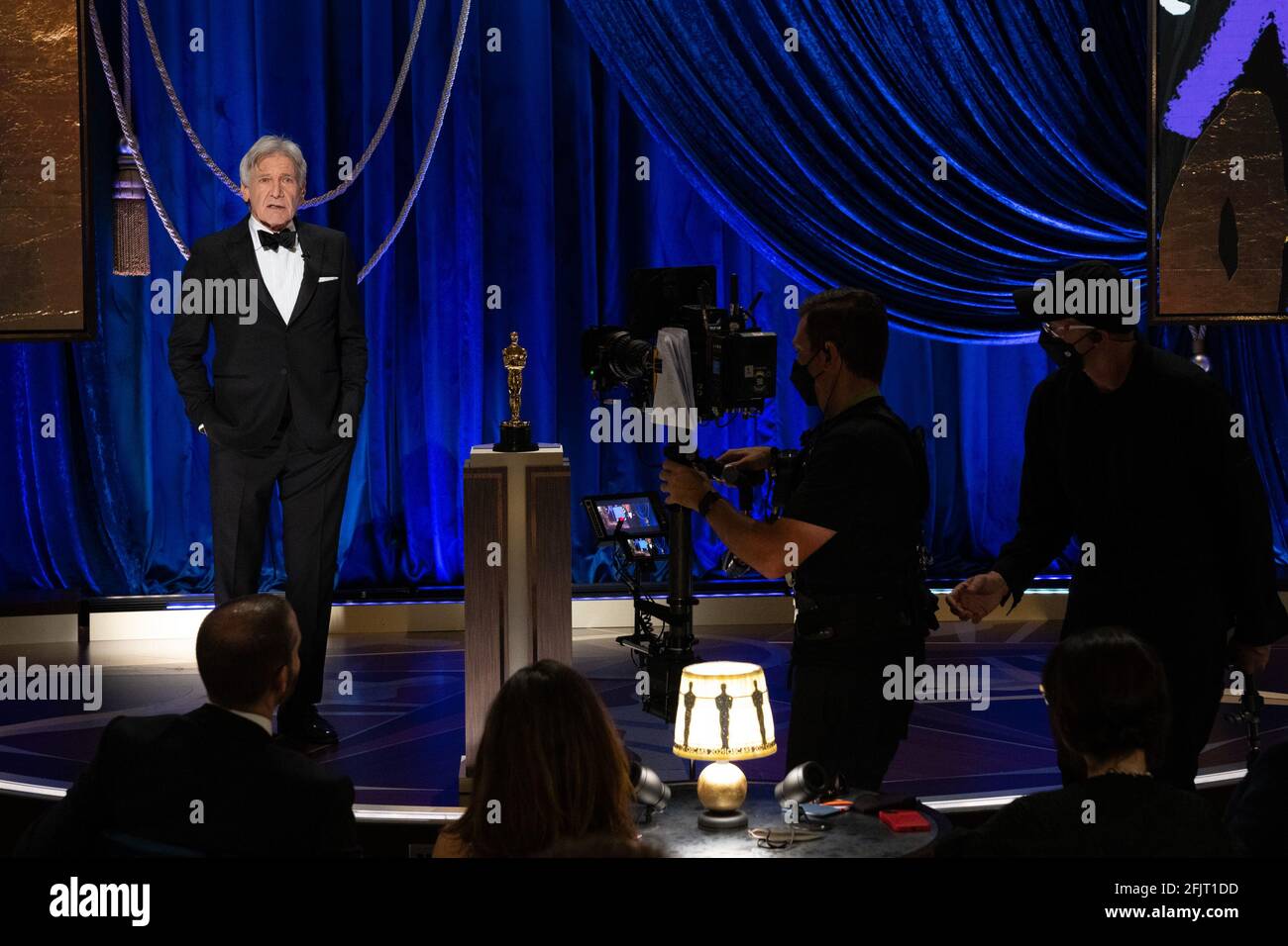 Harrison Ford presents the Oscar® for Film Editing during the live ABC