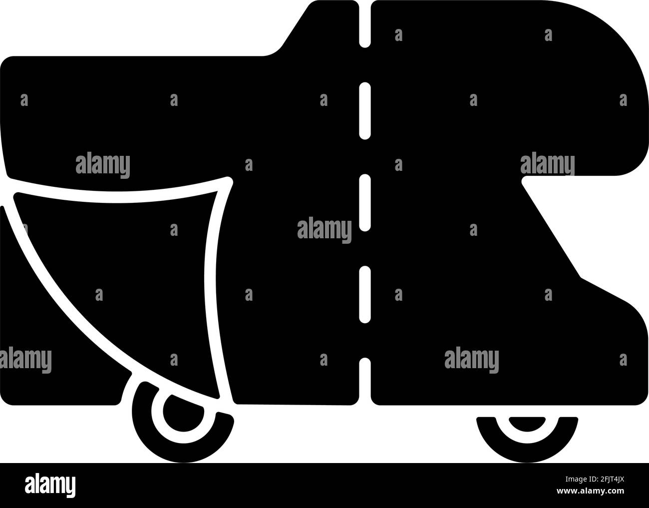 RV covers black glyph icon Stock Vector Image & Art - Alamy