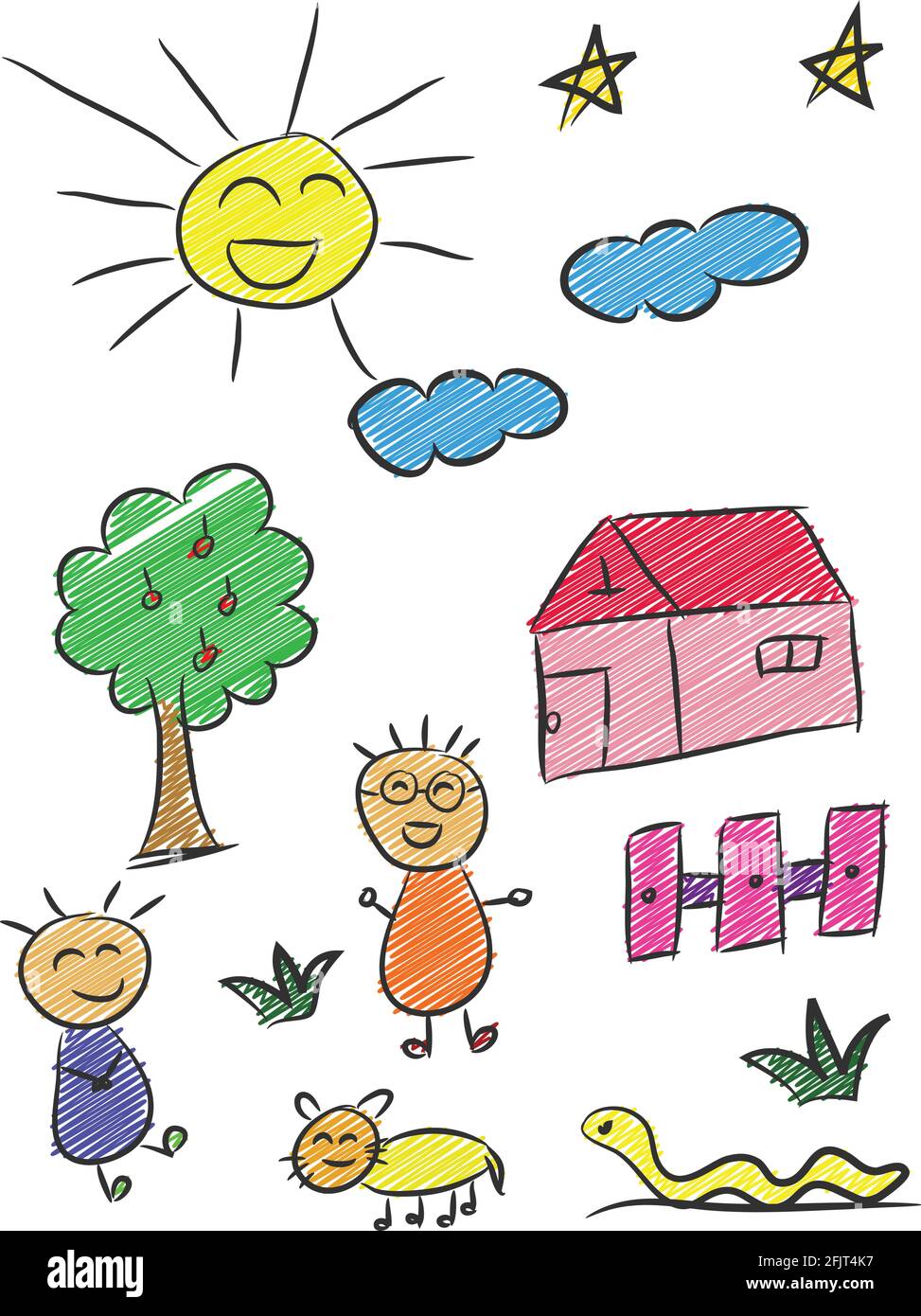 Children Drawing Images – Browse 17,060 Stock Photos, Vectors, and Video